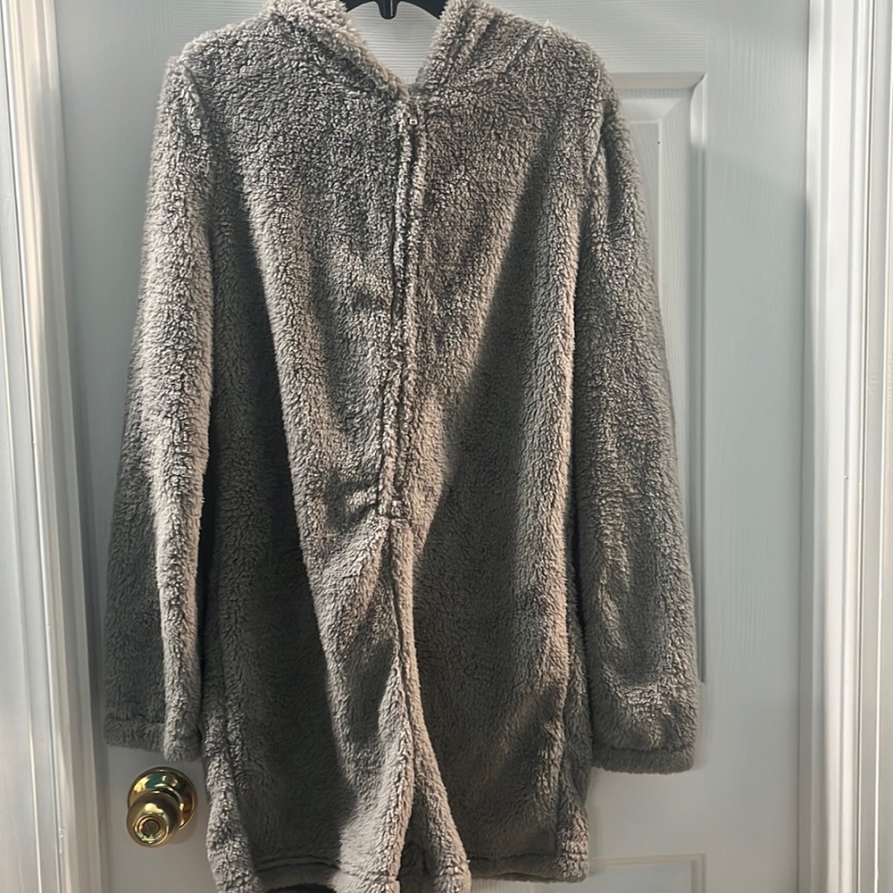 Gray Pajama Romper